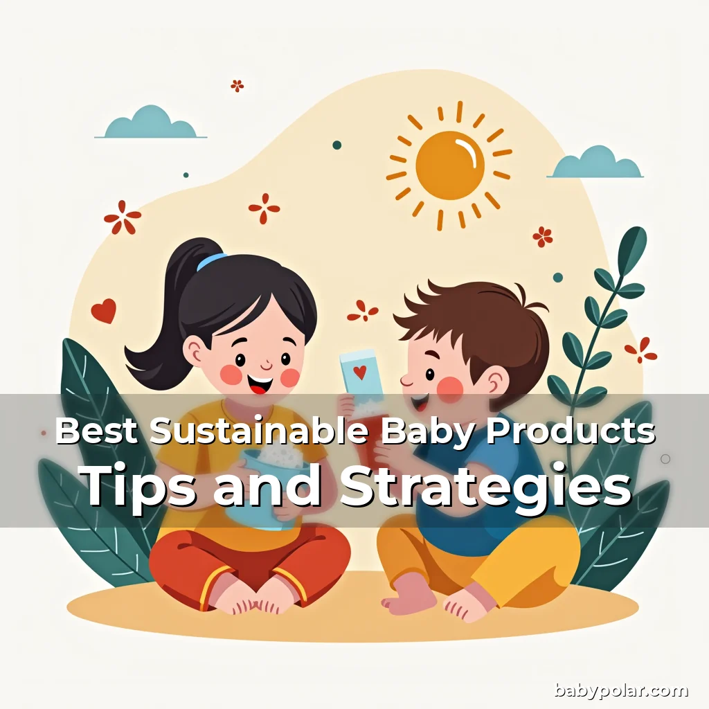 Artistic representation for Best Sustainable Baby Products Tips and Strategies