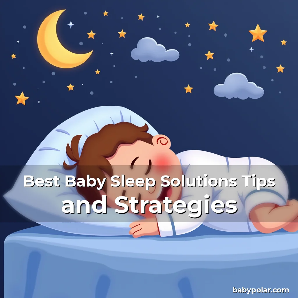 Artistic representation for Best Baby Sleep Solutions Tips and Strategies