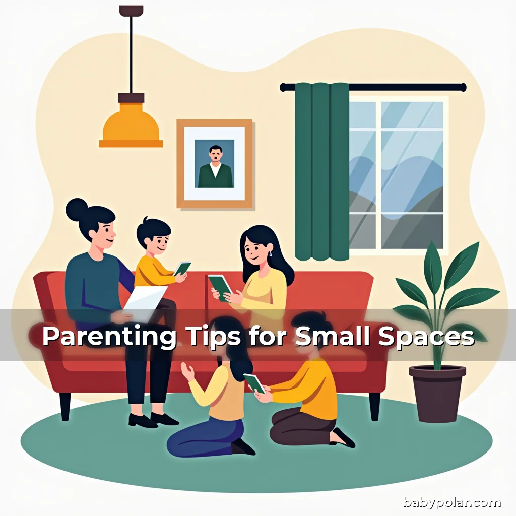 Artistic representation for Parenting Tips for Small Spaces
