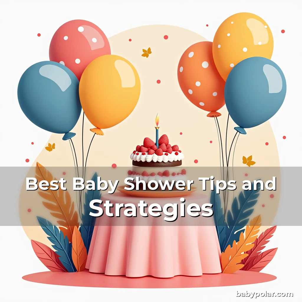 Artistic representation for Best Baby Shower Tips and Strategies