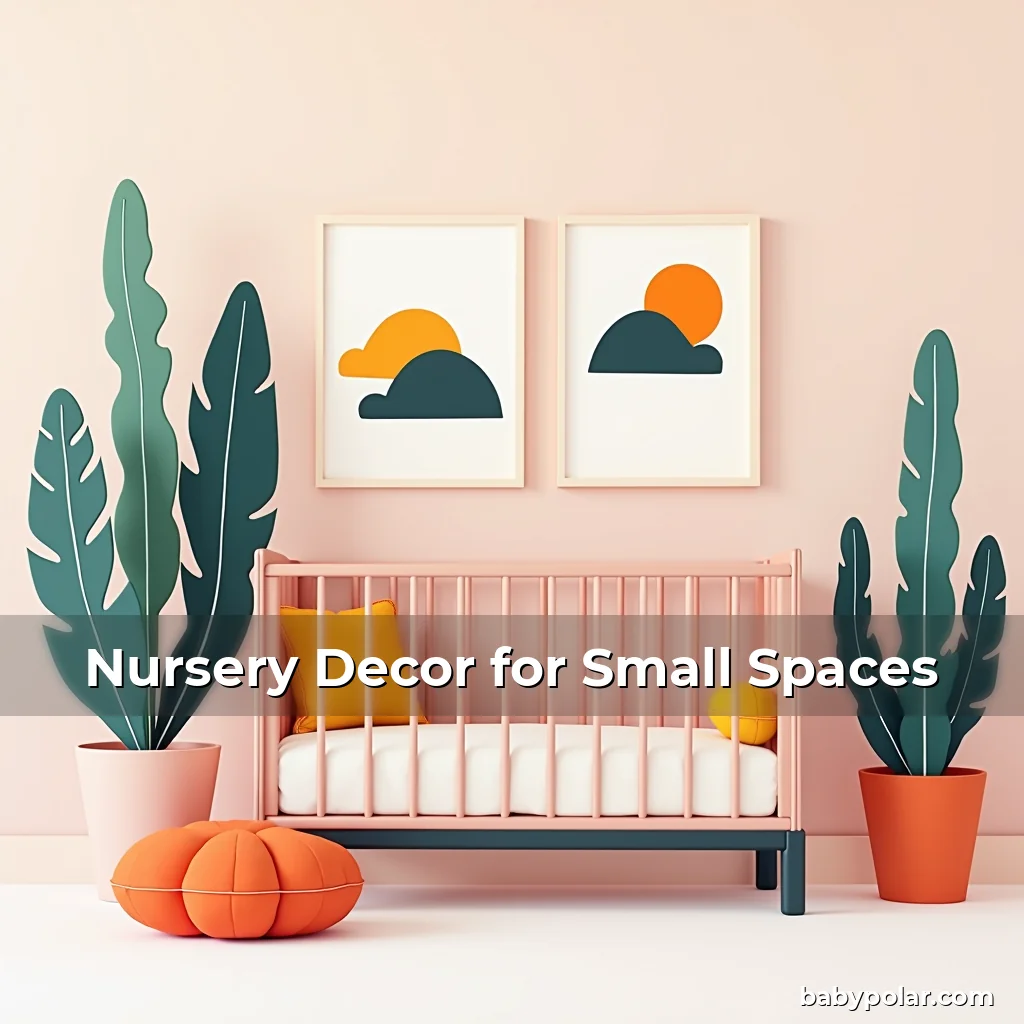 Artistic representation for Nursery Decor for Small Spaces