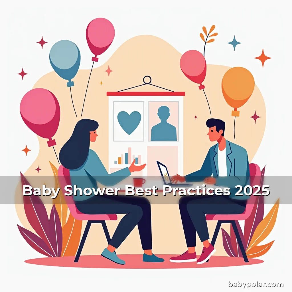 Artistic representation for Baby Shower Best Practices 2025