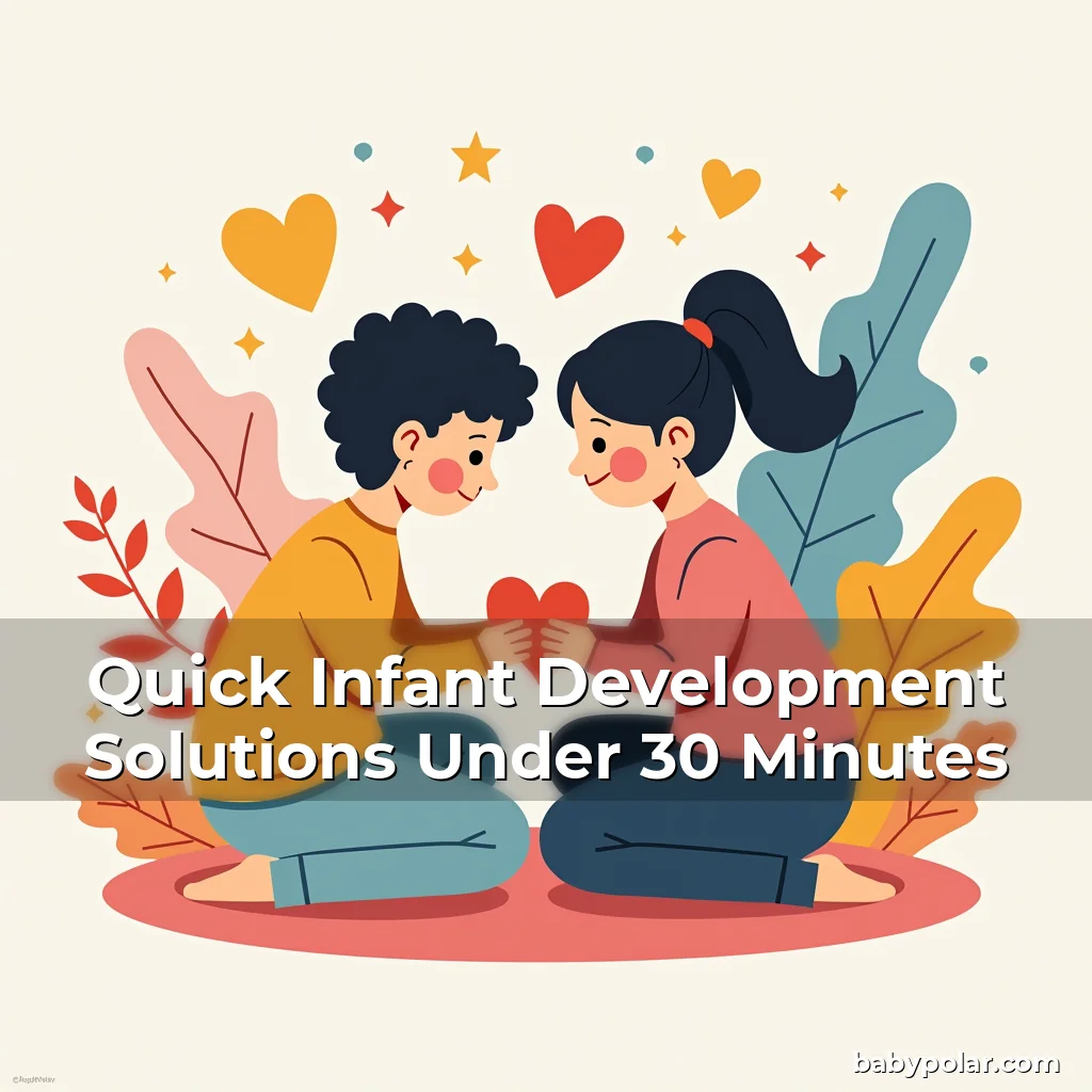 Artistic representation for Quick Infant Development Solutions Under 30 Minutes