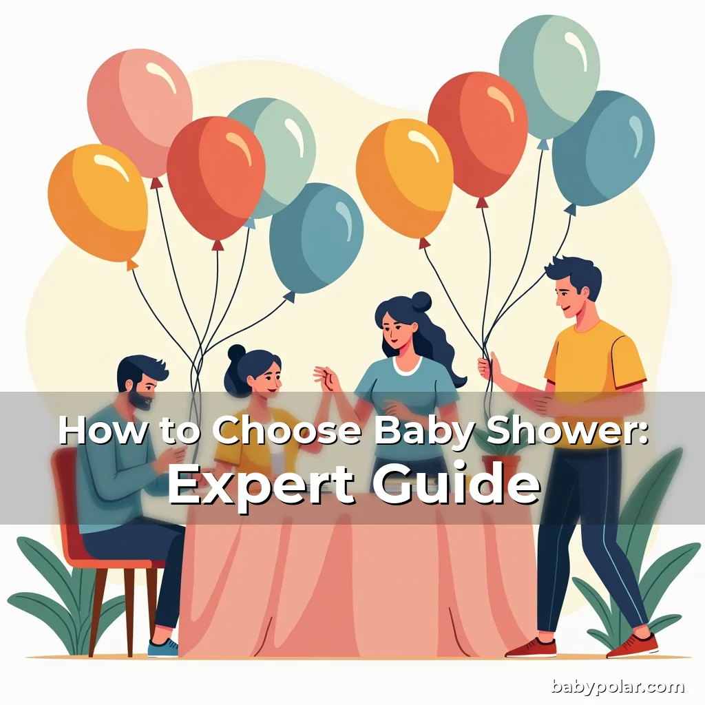 Artistic representation for How to Choose Baby Shower: Expert Guide