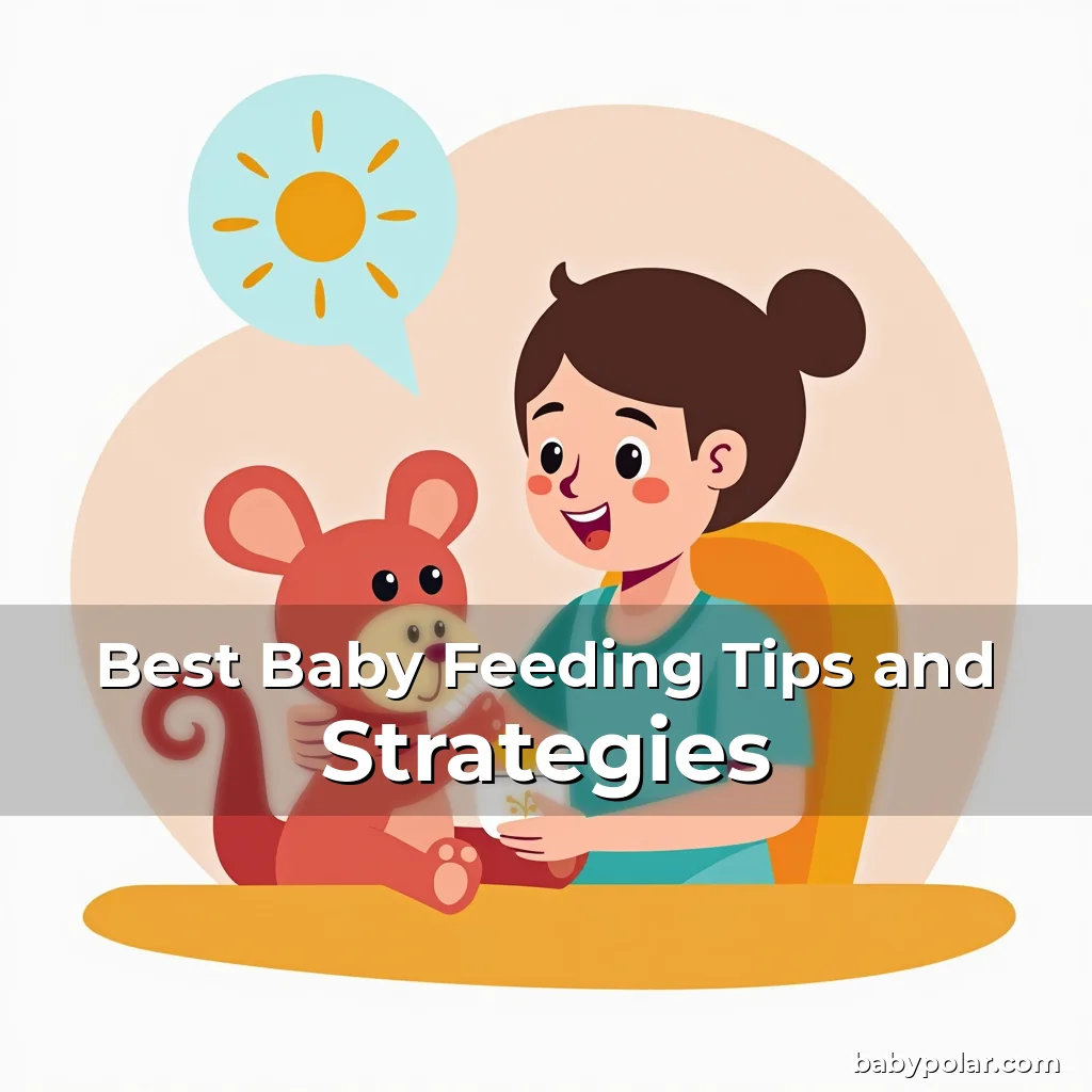 Artistic representation for Best Baby Feeding Tips and Strategies