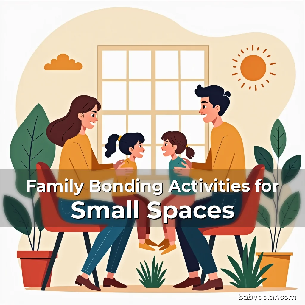 Artistic representation for Family Bonding Activities for Small Spaces