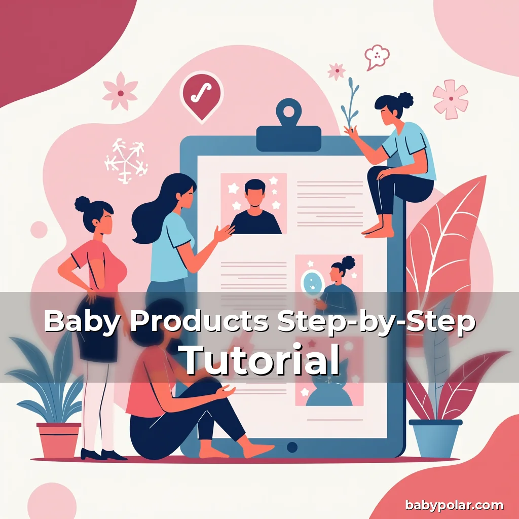 Artistic representation for Baby Products Step-by-Step Tutorial