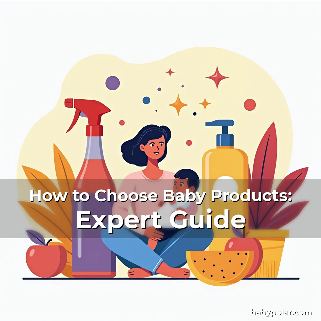 Artistic representation for How to Choose Baby Products: Expert Guide