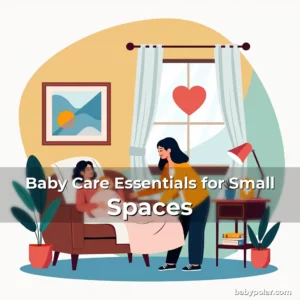 Artistic representation for Baby Care Essentials for Small Spaces