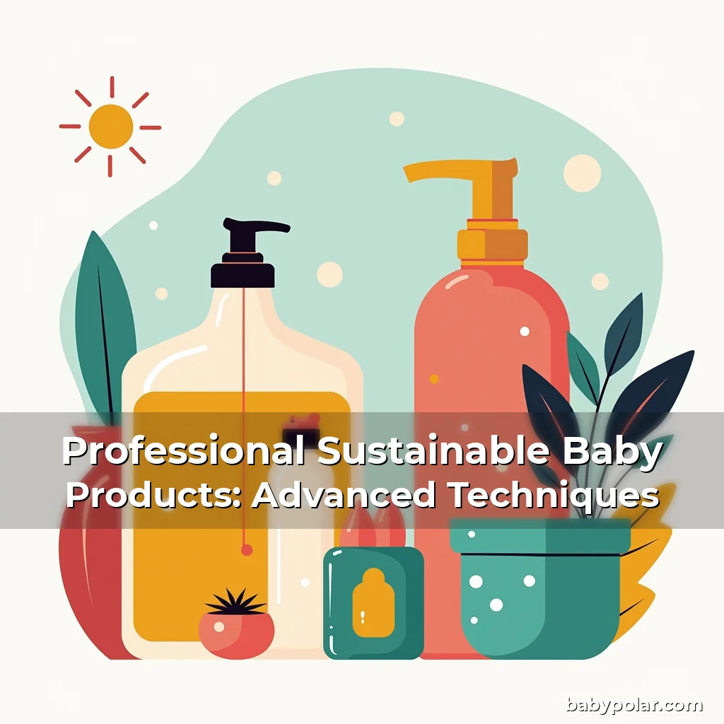 Artistic representation for Professional Sustainable Baby Products: Advanced Techniques