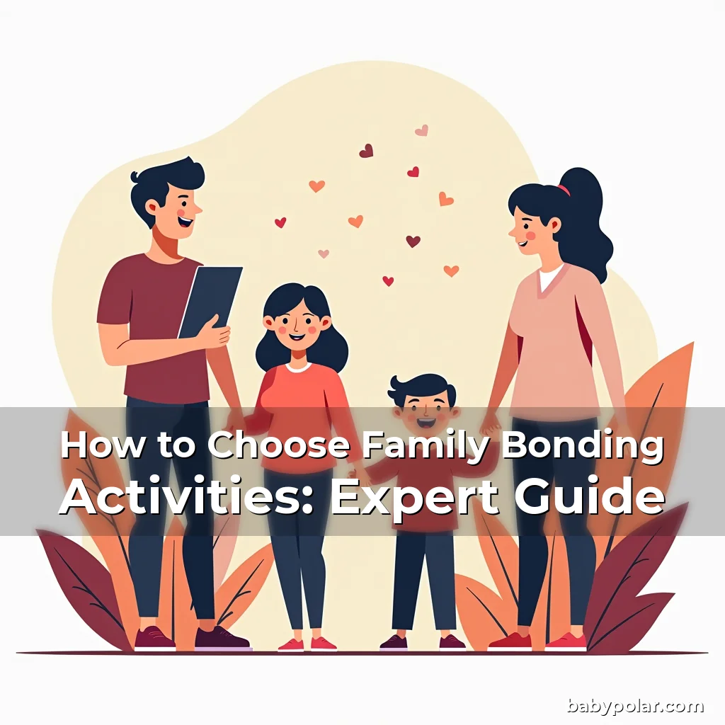 Artistic representation for How to Choose Family Bonding Activities: Expert Guide