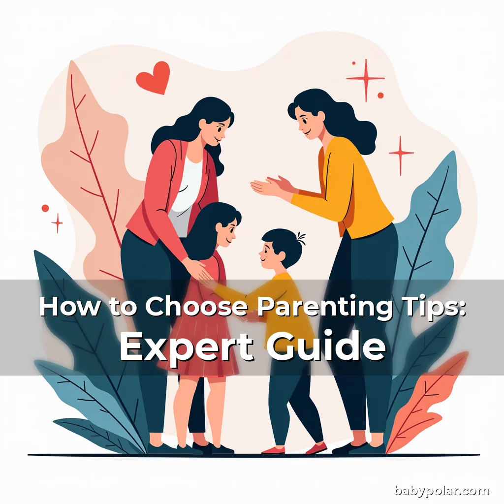 Artistic representation for How to Choose Parenting Tips: Expert Guide