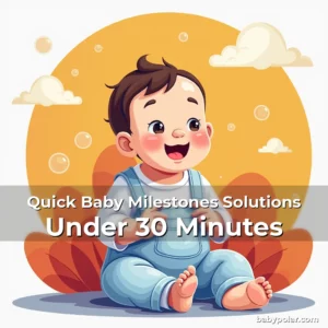 Artistic representation for Quick Baby Milestones Solutions Under 30 Minutes