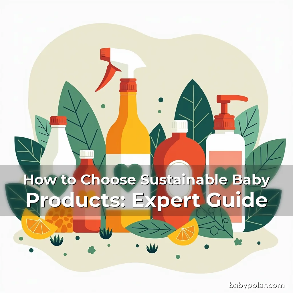 Artistic representation for How to Choose Sustainable Baby Products: Expert Guide